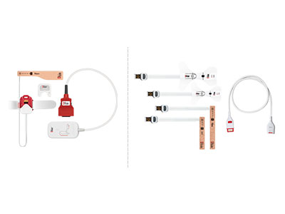 Radius PPG™ with single-patient-use sensors