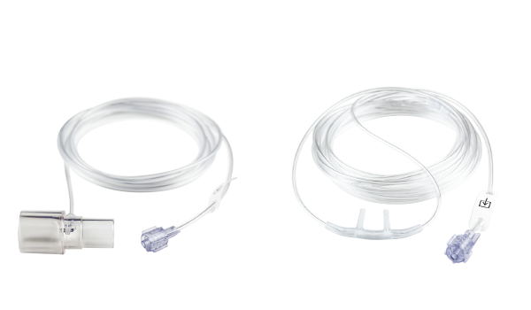 Sampling Lines for Capnography and Gas Monitoring with Third-party Monitors