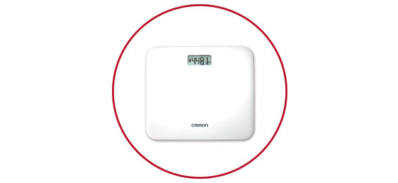 Omron - Wireless Digital Weight Scale - White